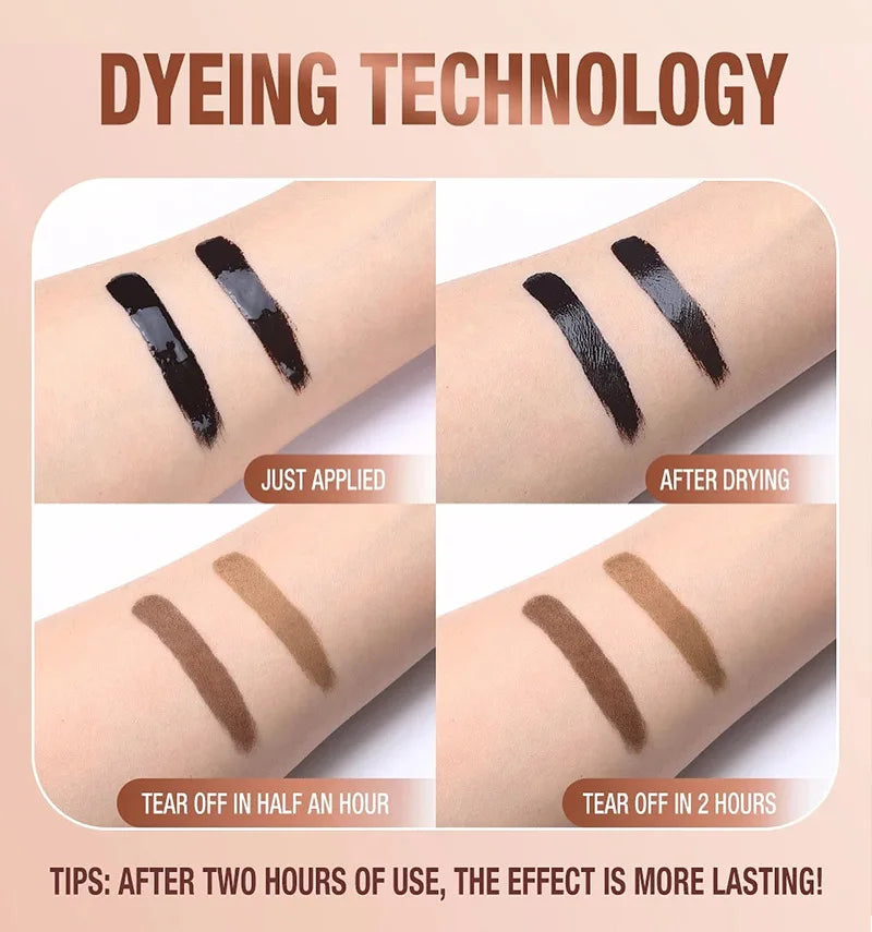 Long-Lasting Waterproof Peel-Off Eyebrow Tint Gel - 10