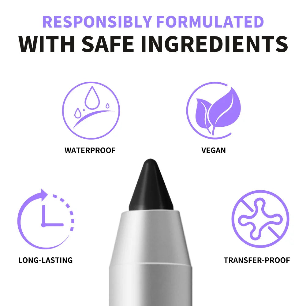 Waterproof Long-Lasting Smudge-Proof Eyeliner Pencil