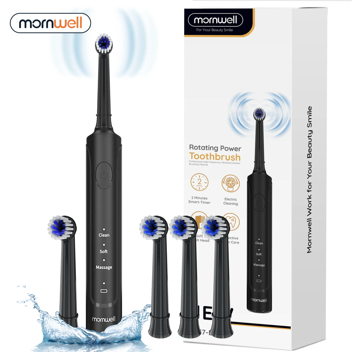 Rechargeable Electric Sonic Toothbrush for Deep Cleaning