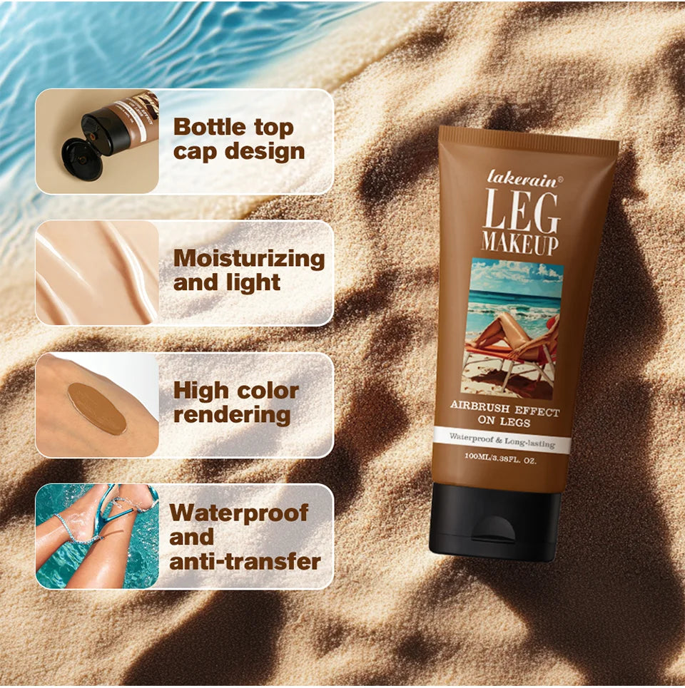 Waterproof Leg Makeup Foundation for Flawless Skin