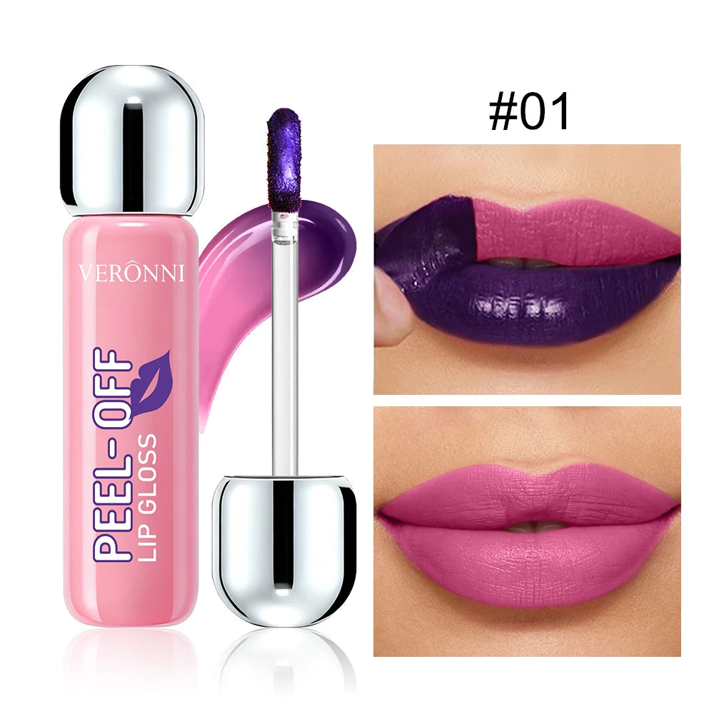 Long-Lasting Peel-Off Matte Liquid Lipstick