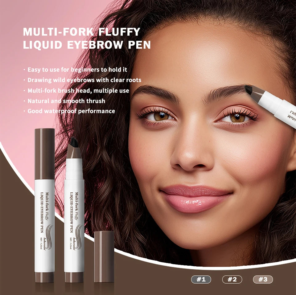 Microblading Multi-Fork Liquid Eyebrow Pen