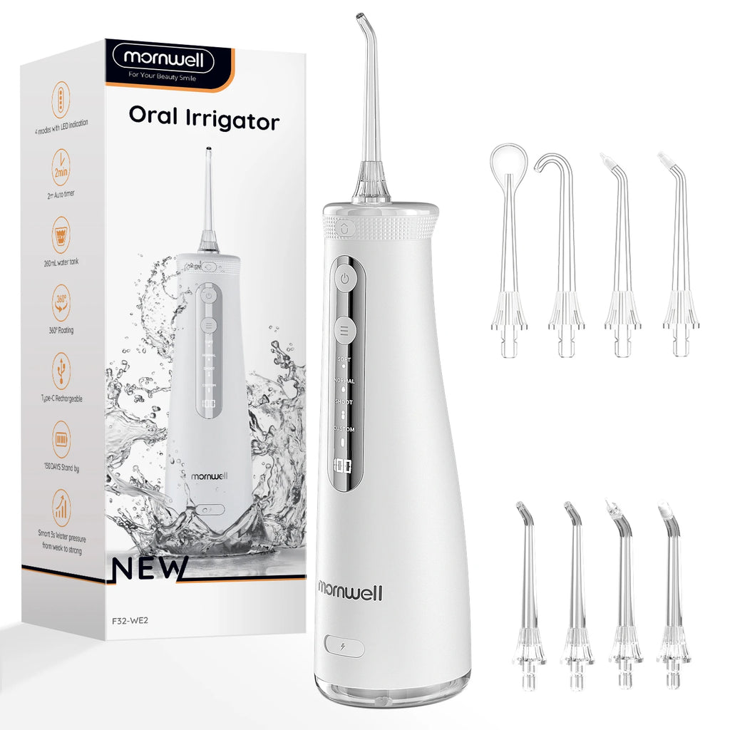 Portable Cordless Water Flosser for Deep Teeth Cleaning