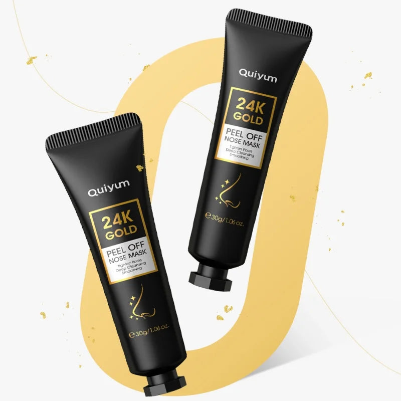 24K Gold Deep Cleansing Pore Peel-Off Nose Mask