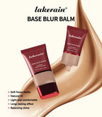 Matte Liquid Foundation and Dual-Ended Makeup Brush Set