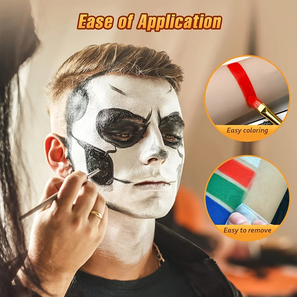 Water-Activated Professional Face and Body Paint