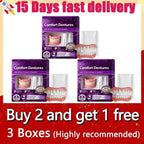 Instant Comfort Cosmetic Denture Set for Natural Smile