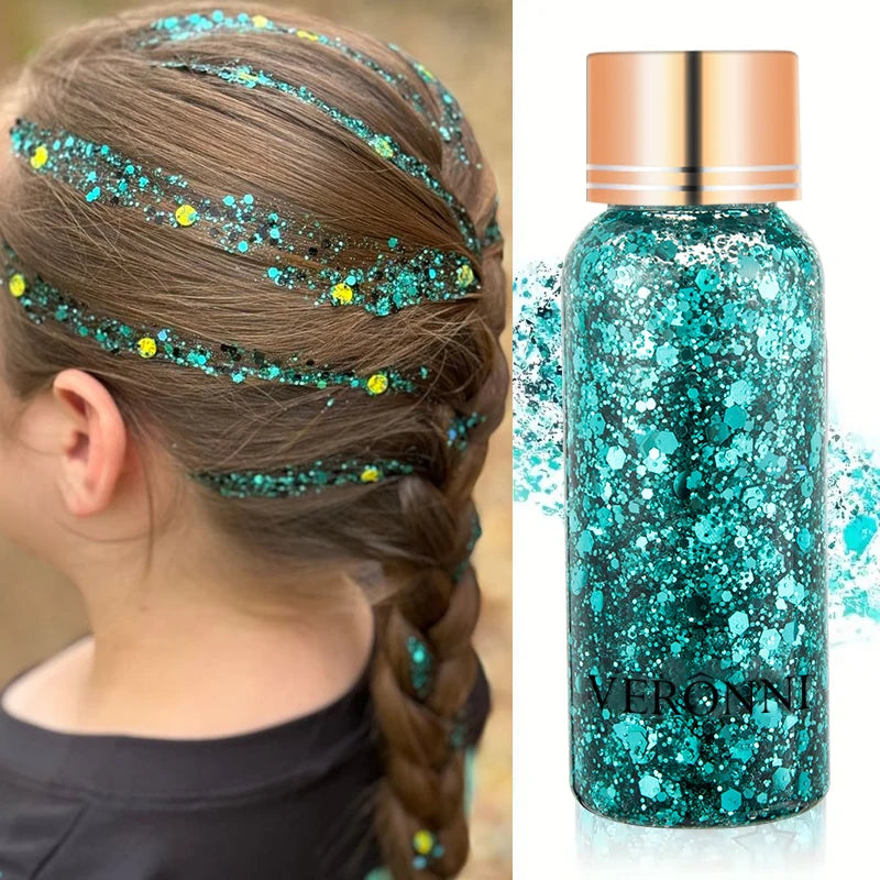 Sparkling Glitter Gel for Face, Body, and Hair - 4