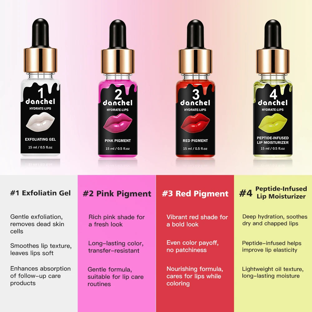 4-Step Complete Lip Care and Color Treatment Set