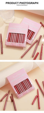 Waterproof Matte Lip Liner Pencil Set