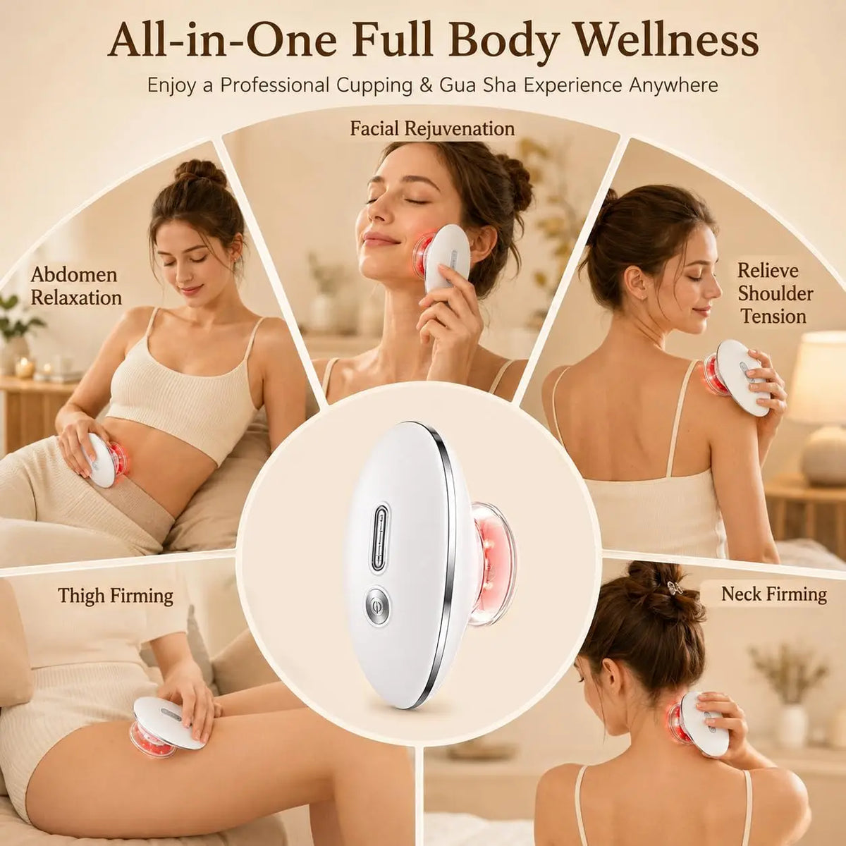 3-in-1 Handheld Body Sculpting and Skin Tightening Massager