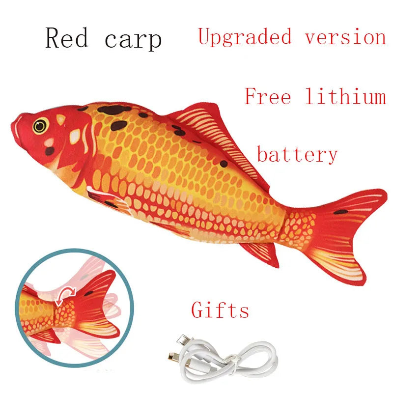 Interactive Flopping Fish Toy for Cats - 12