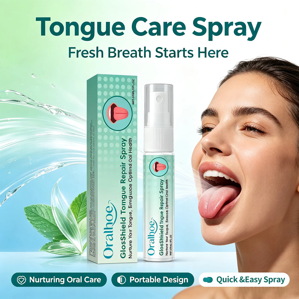 Refreshing Tongue Care Spray for Bad Breath and Oral Health