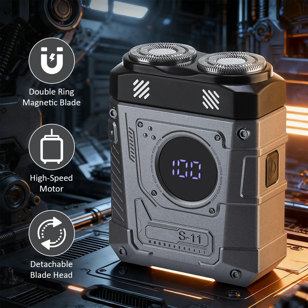 Portable Electric Rotary Shaver for Men - 19