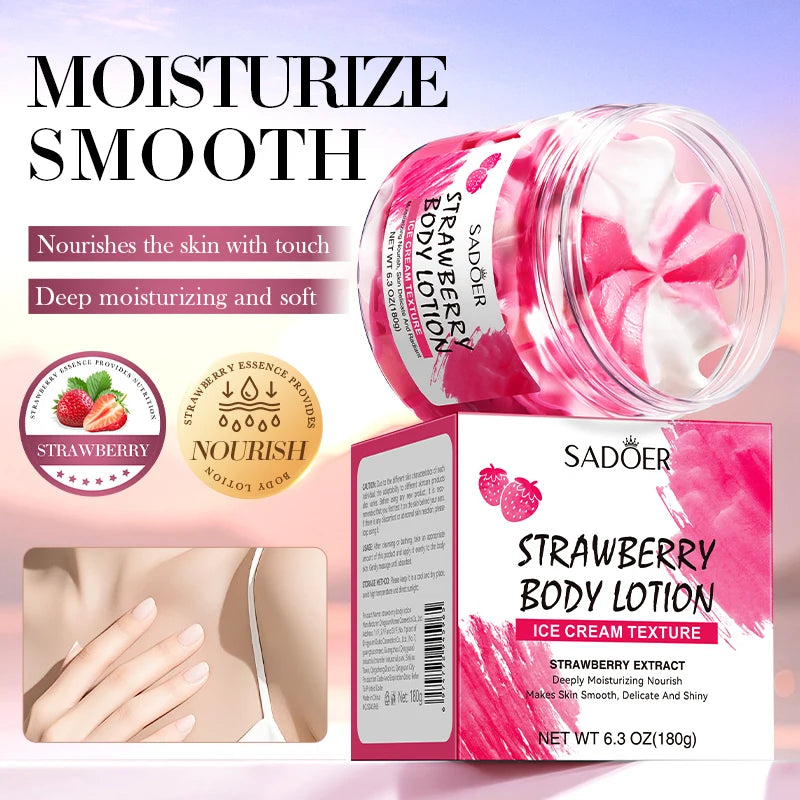 Strawberry Ice Cream Body Lotion for Silky Soft Skin