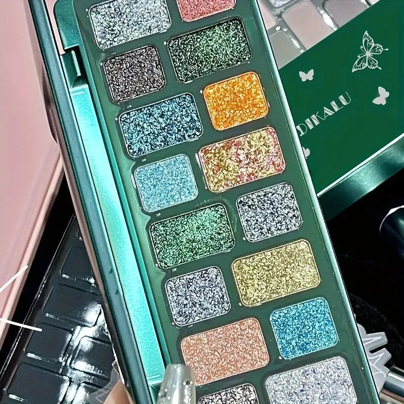16-Color Shimmer and Matte Eyeshadow Palette - 7