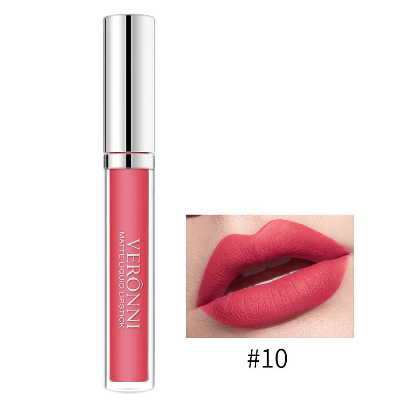Long-Lasting Waterproof Matte Liquid Lipstick