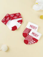 Cozy Christmas Non-Slip Baby Socks