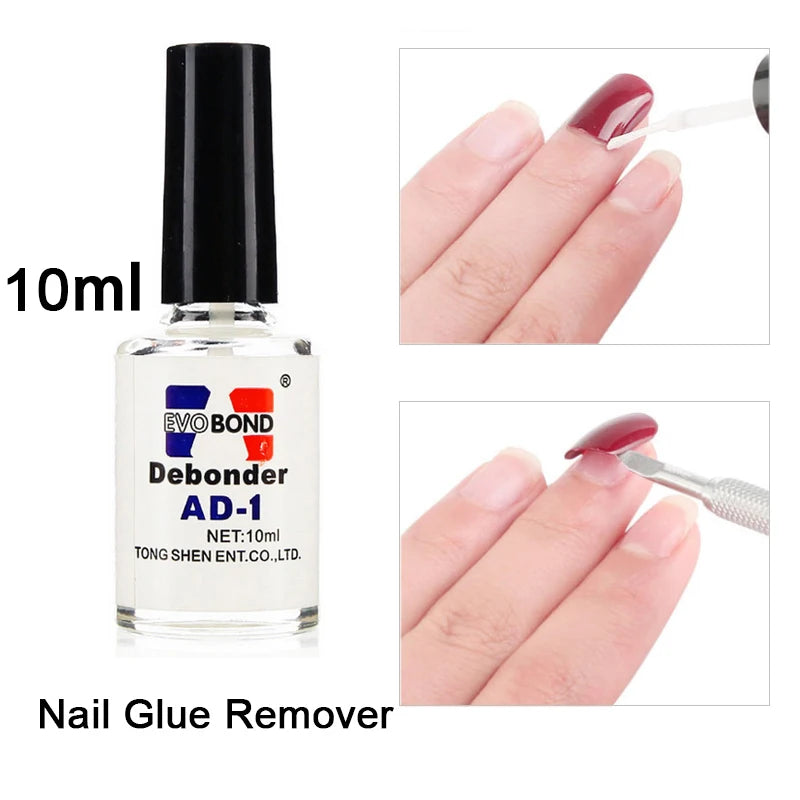 Solid Nail Tip Adhesive Gel for Press-On Nails