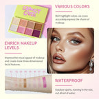 8-Color Cream Contour, Blush and Highlighter Palette