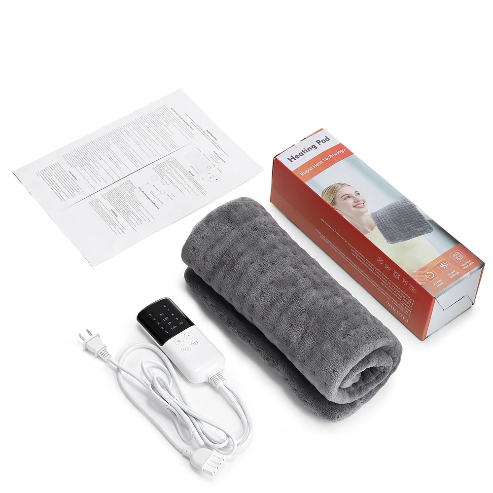Electric Flannel Heating Pad for Pain Relief and Muscle Relaxation - 19