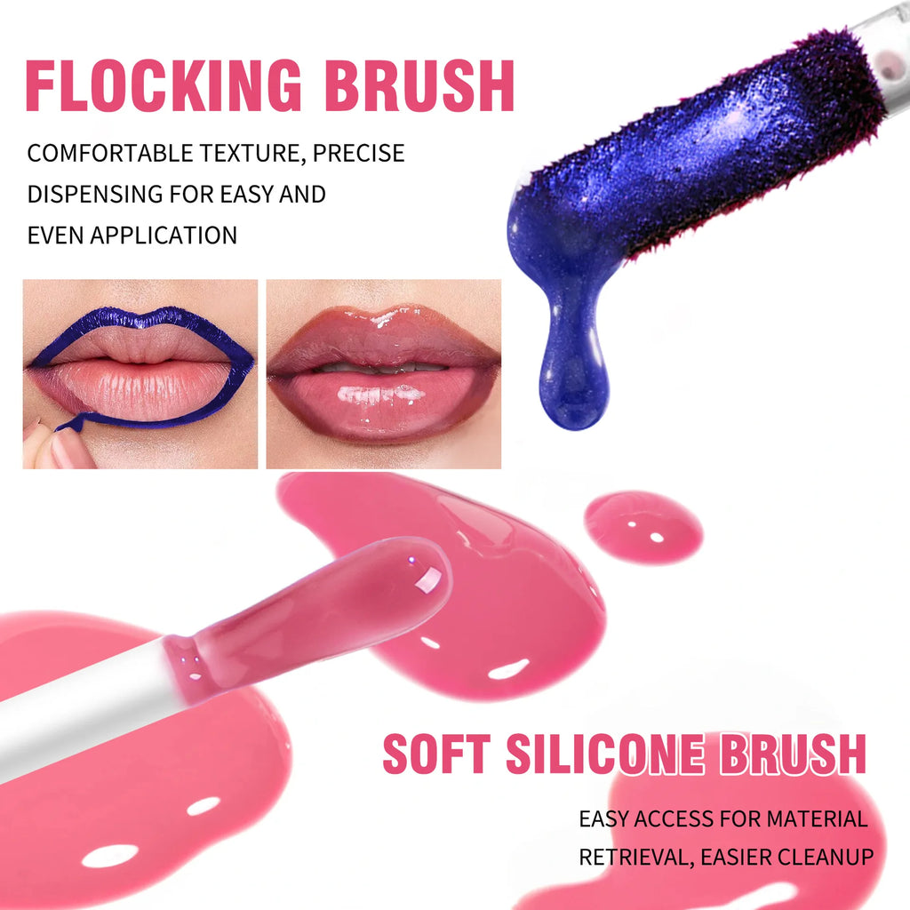 Double-Ended Peel-Off Lip Tint and Plumping Gloss