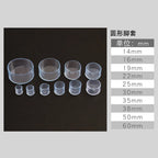 Non-Slip Transparent Chair Leg Floor Protector Pads 16-Piece Set