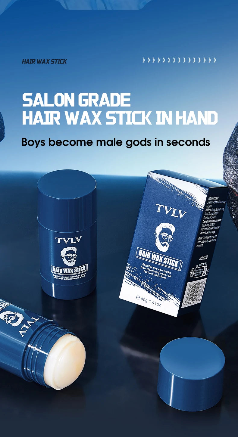 Strong Hold Hair Styling Wax Stick for Men