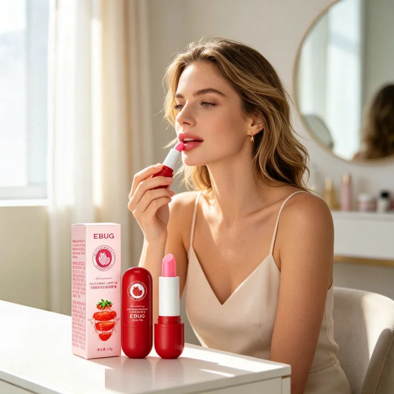 Temperature-Adjusting Color-Changing Moisturizing Lip Balm