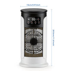 Portable Desktop Air Cooling Fan with Misting and LED Light