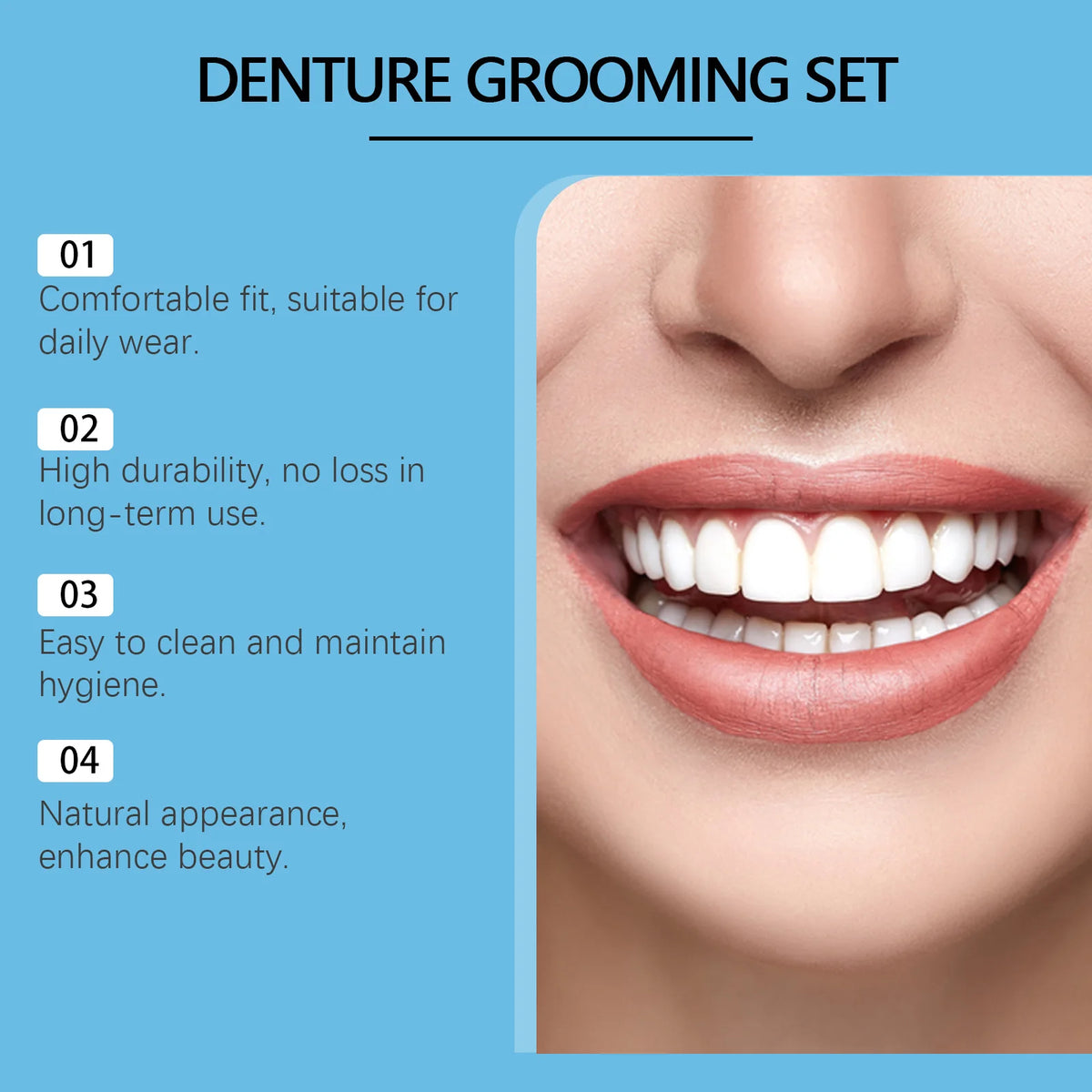 Snap-On Silicone Veneers for Instant Smile Makeover