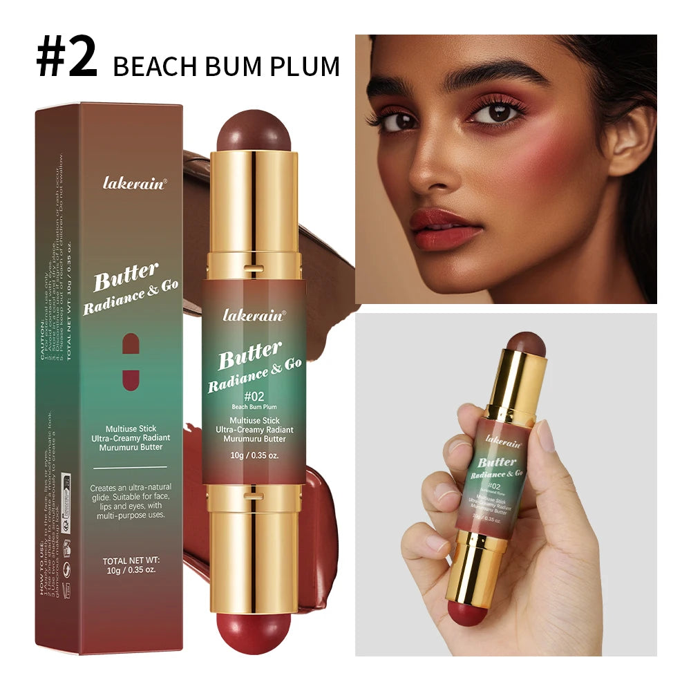 Dual-Ended Cream Bronzer and Blush Stick