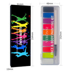 10-Color UV Glow Face and Body Paint Palette