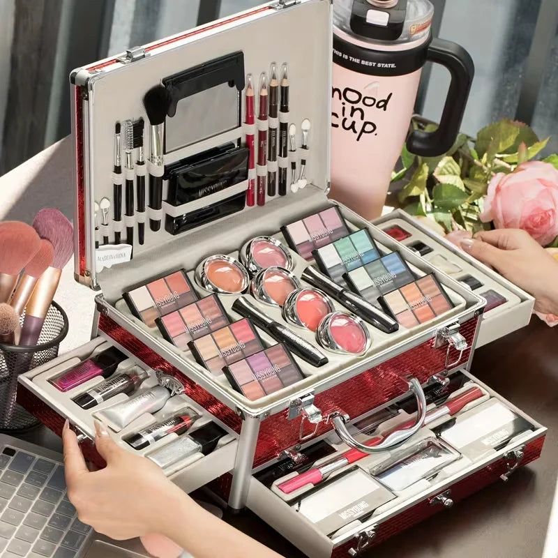 All-in-One Professional Makeup Travel Kit