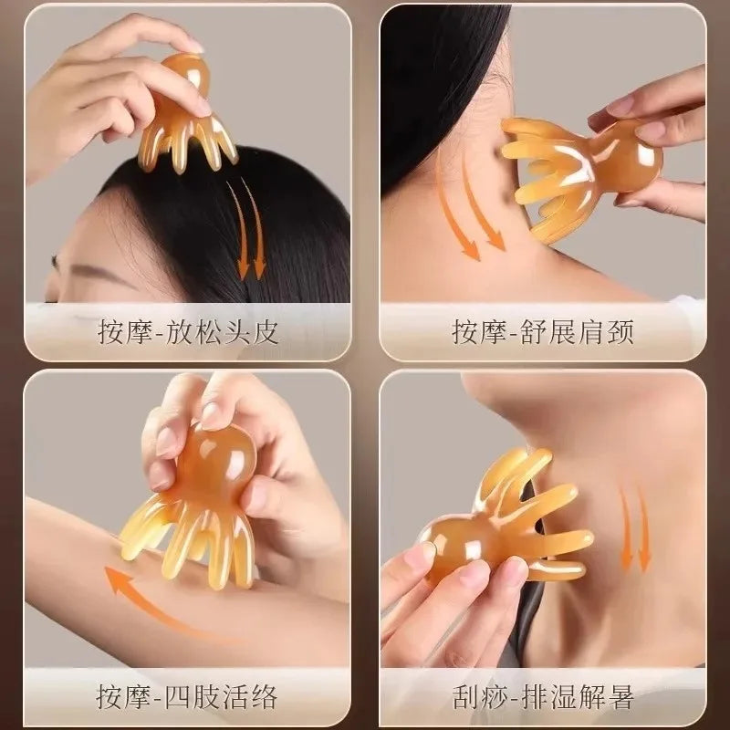 Octopus Meridian Scalp and Neck Massage Tool