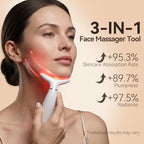 3-in-1 LED Light Therapy Facial Sculpting and Lifting Massager