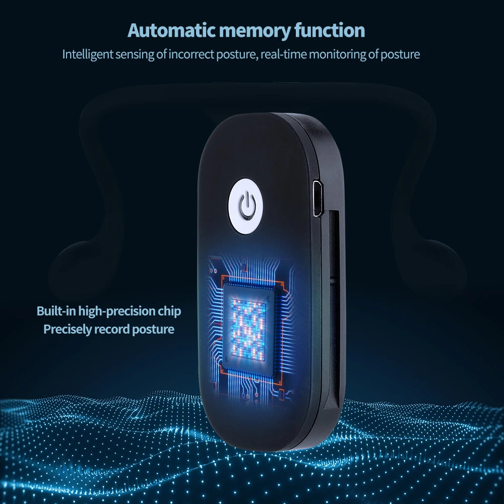 Smart Vibration Posture Corrector with LCD Display