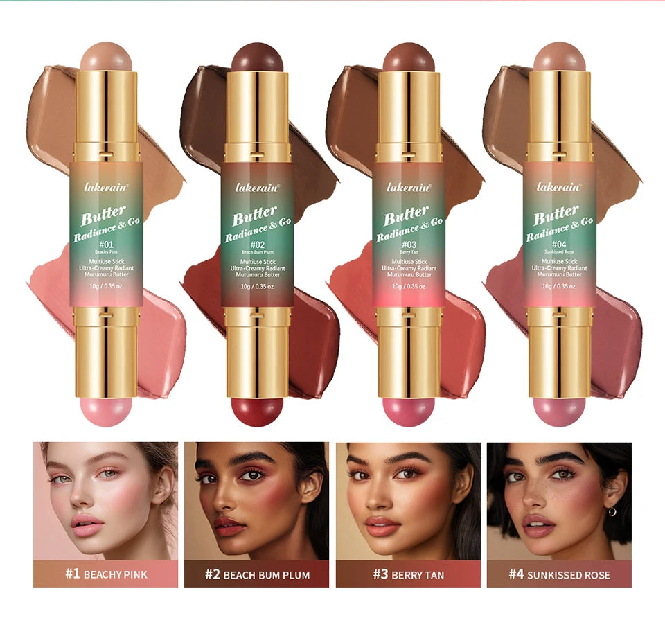 Dual-Ended Cream Blush and Bronzer Stick