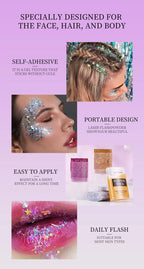 Shimmering Body and Face Glitter Stick