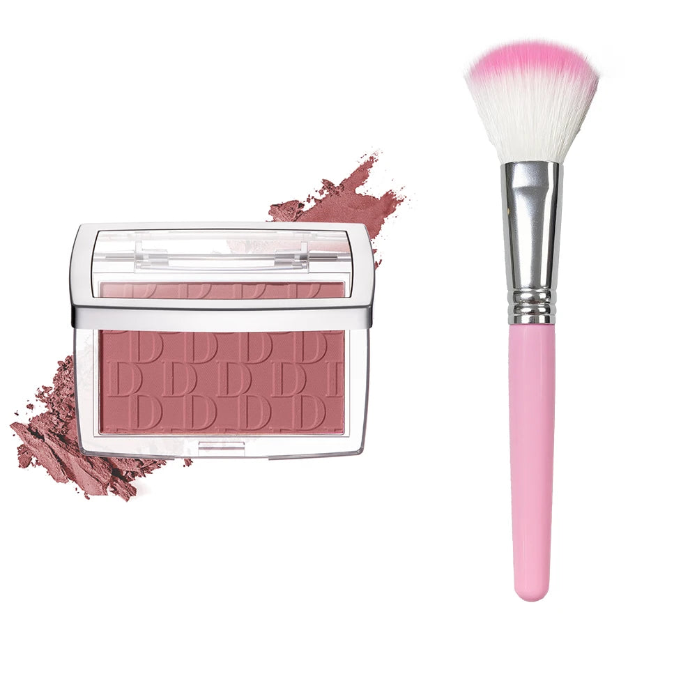 Matte Embossed Blush Palette with Professional Brush - 23