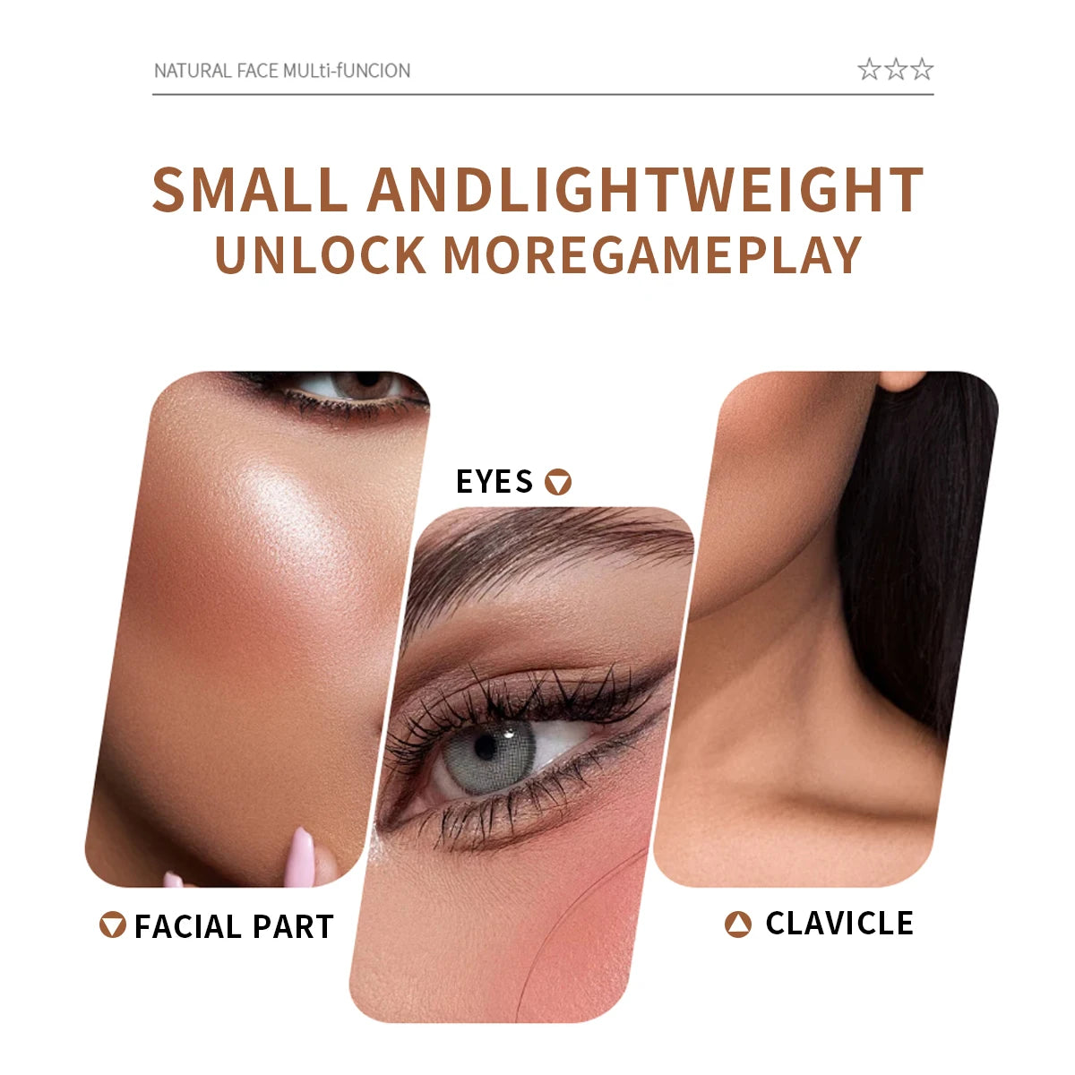 3-in-1 Hydrating Makeup Stick for Lips and Cheeks