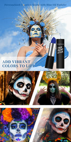 Waterproof Face and Body Paint Sticks for Cosplay and Parties
