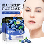 10-Piece Fruit Essence Hydrating and Brightening Facial Mask Set