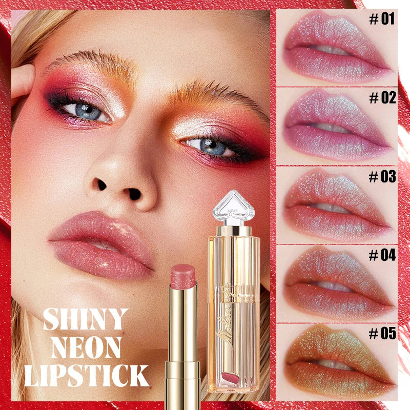 Long-Lasting Pearlescent Color-Changing Lipstick