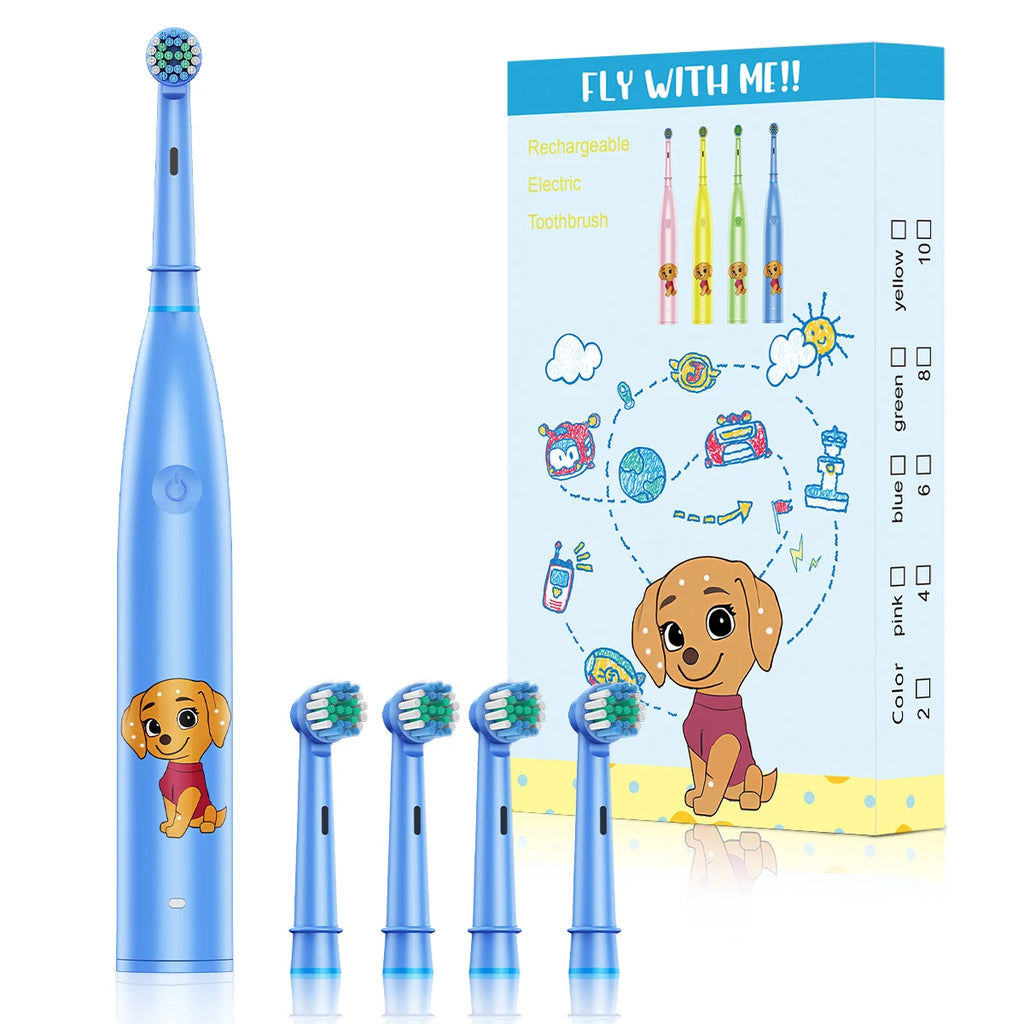 Rechargeable Sonic Electric Toothbrush for Kids