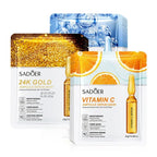 24K Gold and Vitamin C Hydrating Facial Sheet Mask Set