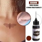Long-Lasting Temporary Tattoo Ink Kit with Stencils