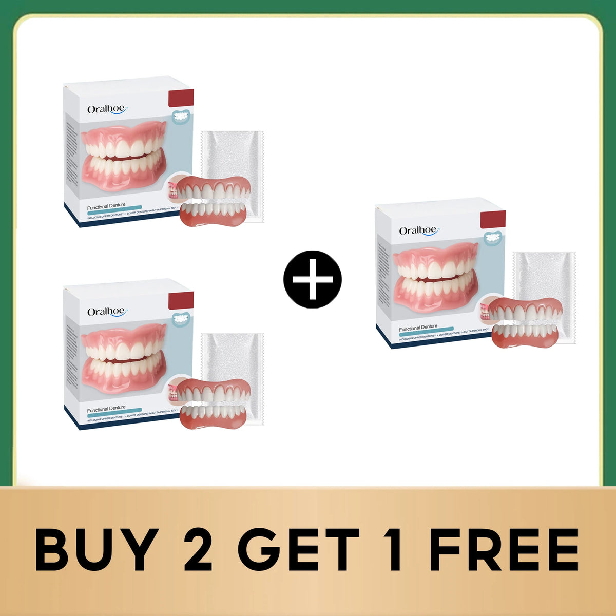 Temporary Silicone Denture Kit for Smile Restoration