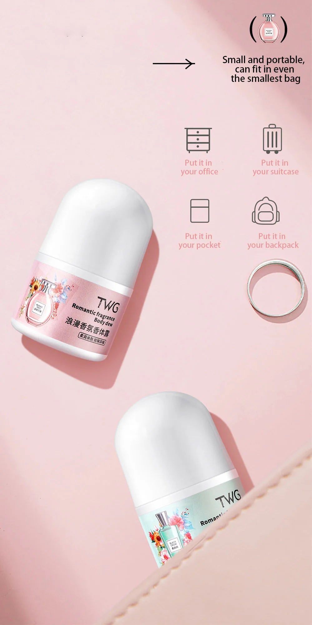 Portable Solid Perfume Stick Set for Daily Refreshment - 9