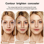 12-Color Full Coverage Concealer Palette for Flawless Skin